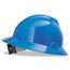 MSA V-Gard Hard Hats, Fas-Trac Ratchet Suspension, Size 6 1/2 - 8, Blue Thumbnail 1