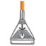 Magnolia Brush Quick-Change Janitor Mop Handle, 54" Handle, Woodgrain/Steel Thumbnail 1