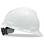 MSA V-Gard Hard Hats, Fas-Trac Ratchet Suspension, Size 6 1/2 - 8, White Thumbnail 1