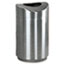 Rubbermaid® Commercial Eclipse Open Top Waste Receptacle, Round, Steel, 30gal, Stainless Steel Thumbnail 1