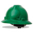 MSA V-Gard Hard Hats, Fas-Trac Ratchet Suspension, Size 6 1/2 - 8, Green Thumbnail 4
