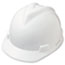 MSA V-Gard Hard Hats, Staz-On Pin-Lock Suspension, Size 6 1/2 - 8, White Thumbnail 3