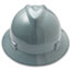 MSA V-Gard Hard Hats, Fas-Trac Ratchet Suspension, Size 6 1/2 - 8, Gray Thumbnail 5