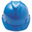 MSA V-Gard Hard Hats, Fas-Trac Ratchet Suspension, Size 6 1/2 - 8, Blue Thumbnail 5