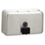 Bobrick ClassicSeries Surface-Mounted Liquid Soap Dispenser, Horizontal, 40 oz, Metal Thumbnail 1