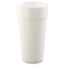 Dart® Cups, Foam, 24oz, White, 25/Pack, 20 Packs/CT Thumbnail 1