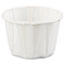 Genpak® Squat Paper Portion Cup, 1oz, White, 250/Bag, 20 Bags/Carton Thumbnail 1