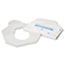 Hospeco Health Gards Toilet Seat Covers, Half-Fold, White, 250/Pack, 10 Boxes/Carton Thumbnail 2