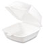 Dart® Carryout Food Container, Foam, 1-Comp, 5 1/2 x 5 3/8 x 2 7/8, White, 500/Carton Thumbnail 2