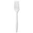 GEN Wrapped Cutlery, 6 1/8" Fork, Mediumweight, Polypropylene, White, 1,000/Carton Thumbnail 1