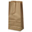 General 16# Paper Bag, 40lb Kraft, Brown, 7 3/4 x 4 13/16 x 16, 500/Pack Thumbnail 1
