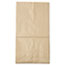 General #25 Squat Paper Grocery Bag, 40lb Kraft, Standard 8 1/4 x6 1/8 x15 7/8, 500 bags Thumbnail 3