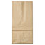 General 16# Paper Bag, 40lb Kraft, Brown, 7 3/4 x 4 13/16 x 16, 500/Pack Thumbnail 2
