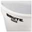 Rubbermaid® Commercial Round Brute Container, Plastic, 20 gal, White Thumbnail 2