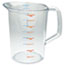 Rubbermaid® Commercial Bouncer Measuring Cup, 4qt, Clear Thumbnail 1