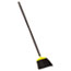Rubbermaid® Commercial Jumbo Smooth Sweep Angled Broom, 46" Handle, Black/Yellow, 6/Carton Thumbnail 1