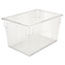 Rubbermaid® Commercial Clear Tote Boxes, 21 1/2 Gallon, 26"W x 18"D x 15"H Thumbnail 1