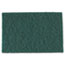Royal Medium-Duty Scouring Pad, 6" x 9", Green, 60/CT Thumbnail 1
