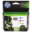 HP 951 Ink Cartridges - Cyan, Magenta, Yellow, 3 Cartridges (CR314FN) Thumbnail 1