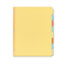 Avery Plain Tab Write & Erase Dividers, 8-Tab, Multicolor, 24/BX Thumbnail 1