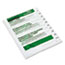 Office Essentials™ Table 'n Tabs® Dividers with White Tabs, 1-10 Tab Thumbnail 1