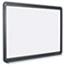 MasterVision Interactive Magnetic Dry Erase Board, 70 x 52 x 1 1/4, White/Black Frame Thumbnail 1