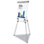 MasterVision Telescoping Tripod Display Easel, Adjusts 35" to 64" High, Metal, Silver Thumbnail 1