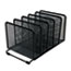 Universal Deluxe Mesh Stacking Sorter, 5 Sections, Letter to Legal Size Files, 14.63" x 8.13" x 7.5", Black Thumbnail 2