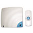 Tatco Wireless Doorbell, Battery Operated, 1-3/8w x 3/4d x 3-1/2h, Bone Thumbnail 1