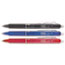 Pilot® FriXion Clicker Erasable Gel Ink Retractable Pen, Assorted Ink, .7mm, 3/Pack Thumbnail 1