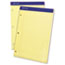 Ampad™ Double Sheet Pad, Legal/Legal Rule, 8 1/2 x 11 3/4, Canary, Perfed, 100 Sheets Thumbnail 1