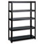 Safco® Boltless Steel Shelving, Five-Shelf, 48w x 24d x 72h, Black Thumbnail 1