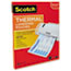 Scotch™ Letter Size Thermal Laminating Pouches, 3 mil, 11 1/2 x 9, 100 per Pack Thumbnail 2