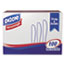 Dixie® Plastic Cutlery, Heavyweight Knives, White, 100/Box, 10 Boxes/CT Thumbnail 1
