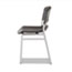 Iceberg CafWorks Chair, Blow Molded Polyethylene, Graphite/Silver, 2/Carton Thumbnail 2