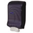 San Jamar® Ultrafold Multifold/C-Fold Towel Dispenser, Oceans, Black, 11 3/4 x 6 1/4 x 18 Thumbnail 1