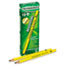 Dixon® Ticonderoga Beginners Wood Pencil w/o Eraser, #2, Yellow, Dozen Thumbnail 3