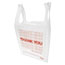 Inteplast Group Thank You Handled T-Shirt Bags, 11 1/2" x 21", Polyethylene, White, 900/CT Thumbnail 3
