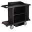 Rubbermaid® Commercial Full Size Janitorial Cart with Wheels, Black Vinyl Bag, 50" H x 60" L X 22" W, Black Thumbnail 1