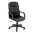 Alera Alera Sparis Executive High-Back Swivel/Tilt Bonded Leather Chair, Supports Up to 275 lb, 18.11" to 22.04" Seat Height, Black Thumbnail 1