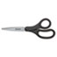 Westcott® KleenEarth Basic Plastic Handle Scissors, 9" Long, Pointed, Black Thumbnail 1