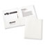 Avery Two-Pocket Folders, Embossed Paper, White, 25/BX Thumbnail 1