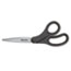 Westcott® KleenEarth Basic Plastic Handle Scissors, 8" Long, Bent, Black Thumbnail 1