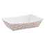 Boardwalk Paper Food Baskets, 6 oz Capacity, 3.78 x 4.3 x 1.08, Red/White, 1,000/Carton Thumbnail 1