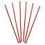 Dixie® Wrapped Giant Straws, 10-1/4", Polypropylene, Red, 300/Box, 4 Boxes/CT Thumbnail 1