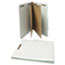 Universal Six--Section Pressboard Classification Folders, 2 Dividers, Letter Size, Gray, 10/Box Thumbnail 2