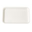 Genpak® Supermarket Tray, Foam, White, 8-1/4x5-3/4, 125/Bag Thumbnail 1