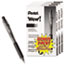 Pentel® WOW! Retractable Ballpoint Pen, 1mm, Black Barrel/Ink, 36/PK Thumbnail 3
