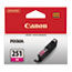 Canon® 6515B001 (CLI-251) ChromaLife100+ Ink, Magenta Thumbnail 1