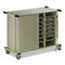 Safco® Laptop Cart, 50-1/2w x 26-1/2d x 40h, Gray Matrix/Sand Thumbnail 1